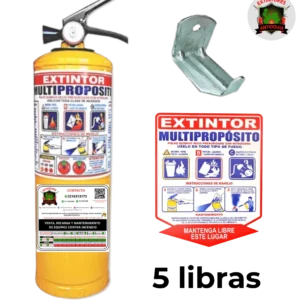 Extintor Multipropósito de 5 libras