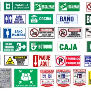 Señalización reglamentaria para negocios