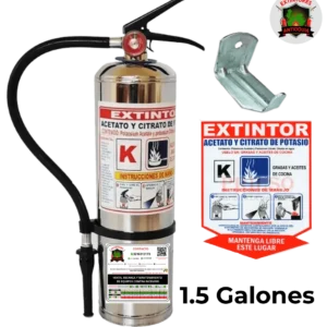 Extintor Tipo K - 1.5 Galones