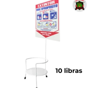 Base de Piso para extintor de 10 Libras