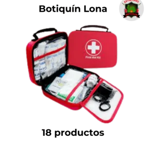 Botiquín de Primeros Auxilios en Lona – 18 Productos