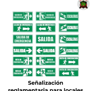 Señalización reglamentaria verde