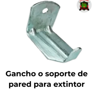 Gancho o soporte de pared para extintor