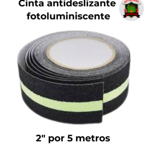 Cinta antideslizante fotoluminiscente x 5 metros