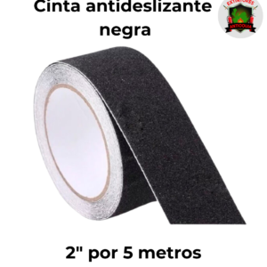 Cinta antideslizante negra x 5 metros